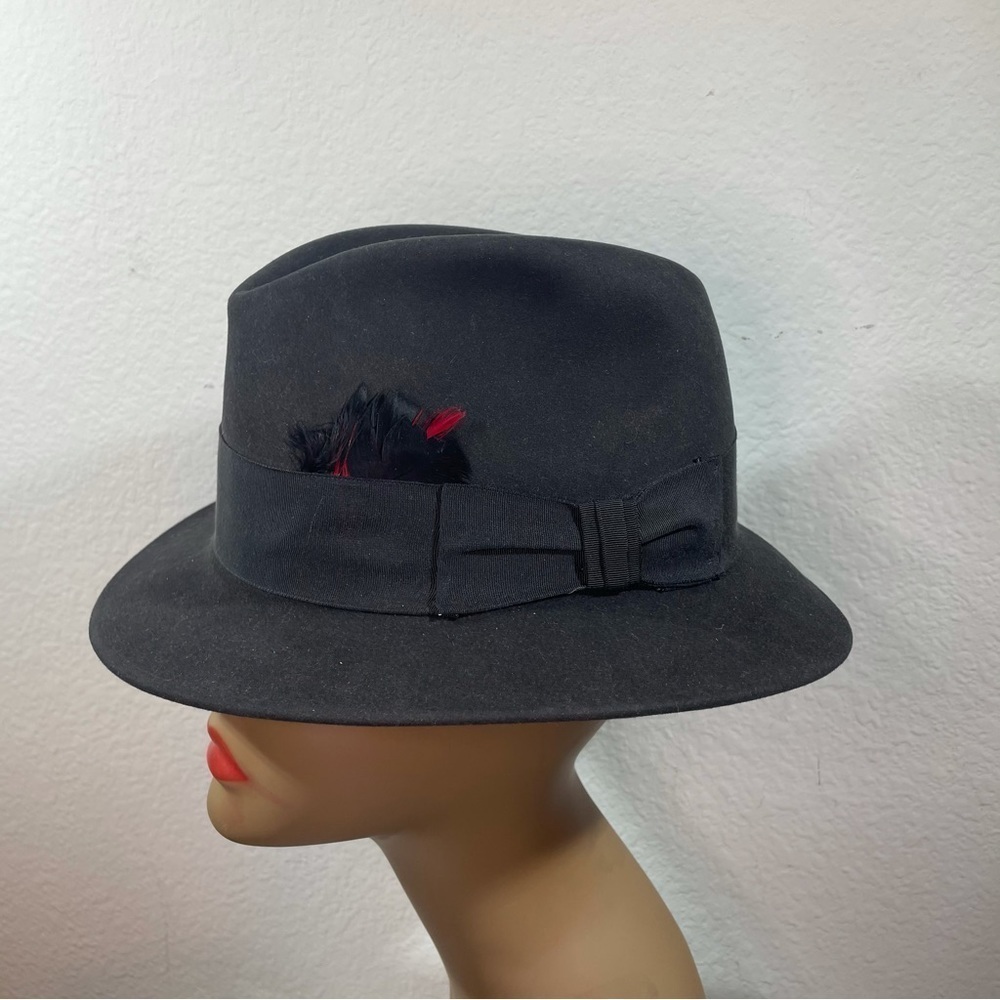 Authentic Bailey Elton Hat 7 1/8 Handcrafted with Beaver and Hares fur